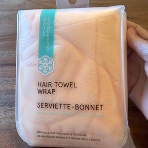 Daily Concepts Peach Hair Towel Wrap